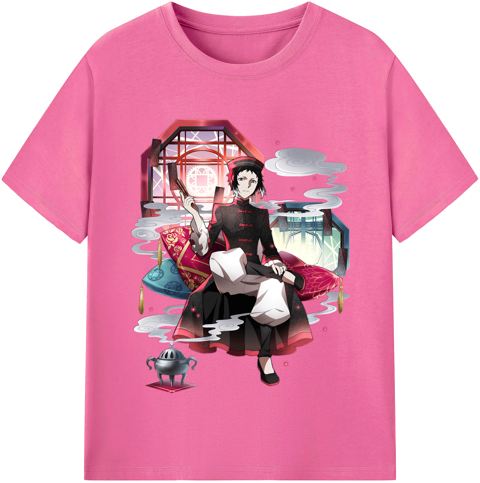 （画像用） 文豪ストレイドッグス Bungo Stray Dogs レディースカジュアルプリントTシャツ（綿100％）